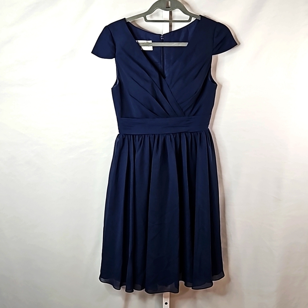 Azazie Navy Blue Formal/Party Dress Size  4